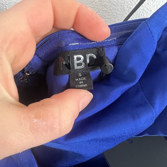 NWT NBD Sofia Gown Bright Cobalt Blue Evening Dress Reinforced Bodice Women, S - Picture 5 of 6